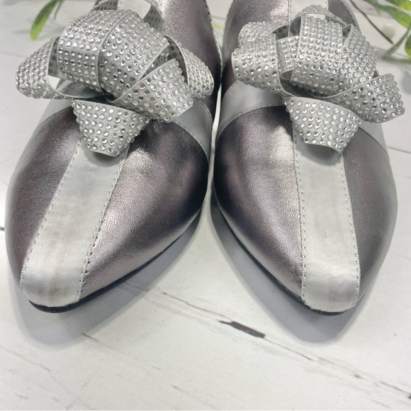 NWOT Katy Perry Gunmetal Christmas present The Stephanie Mule 6 M - Picture 5 of 9